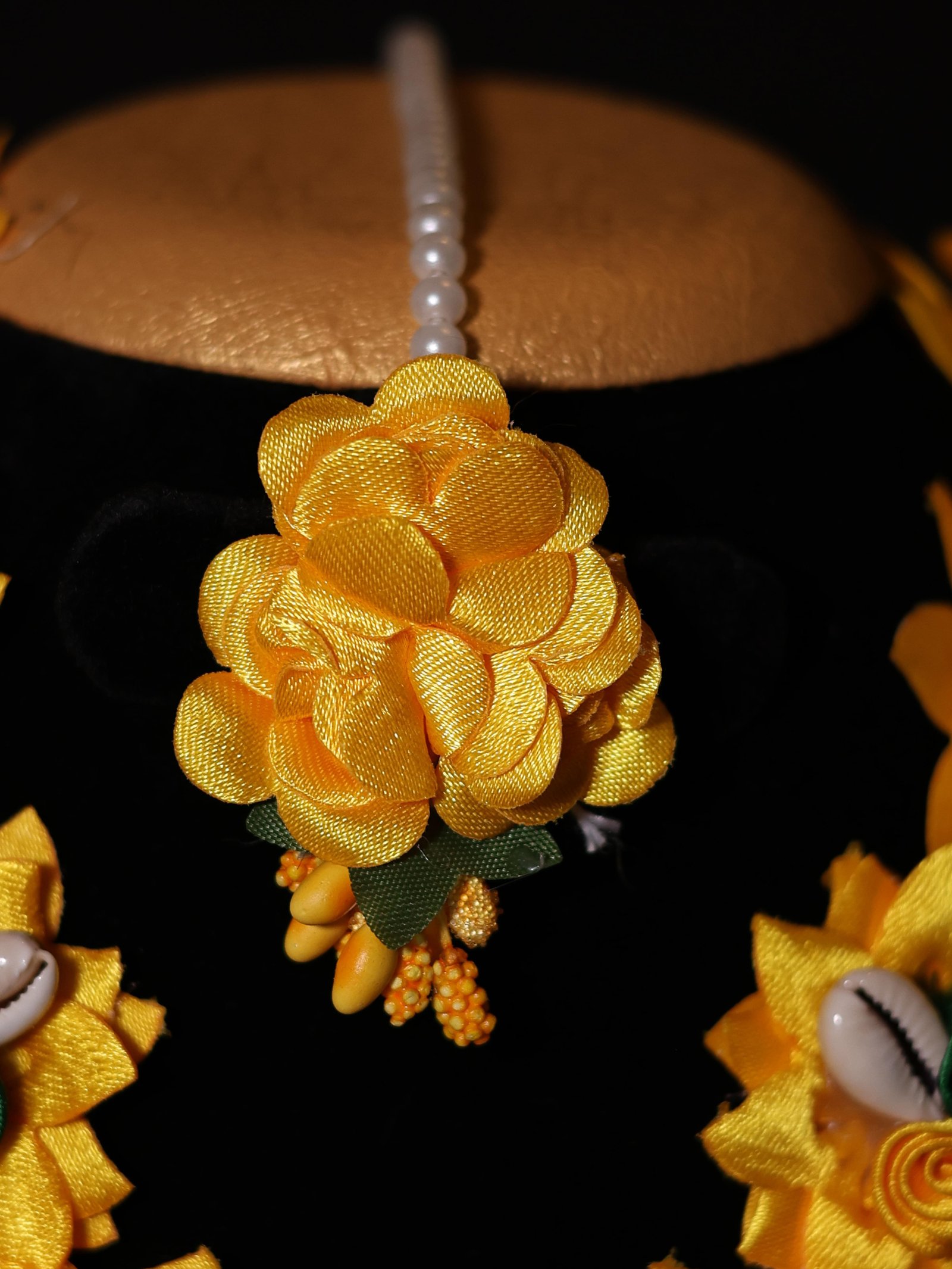 Sunshine Bloom Bridal Haldi Jewellery Set - Image 6