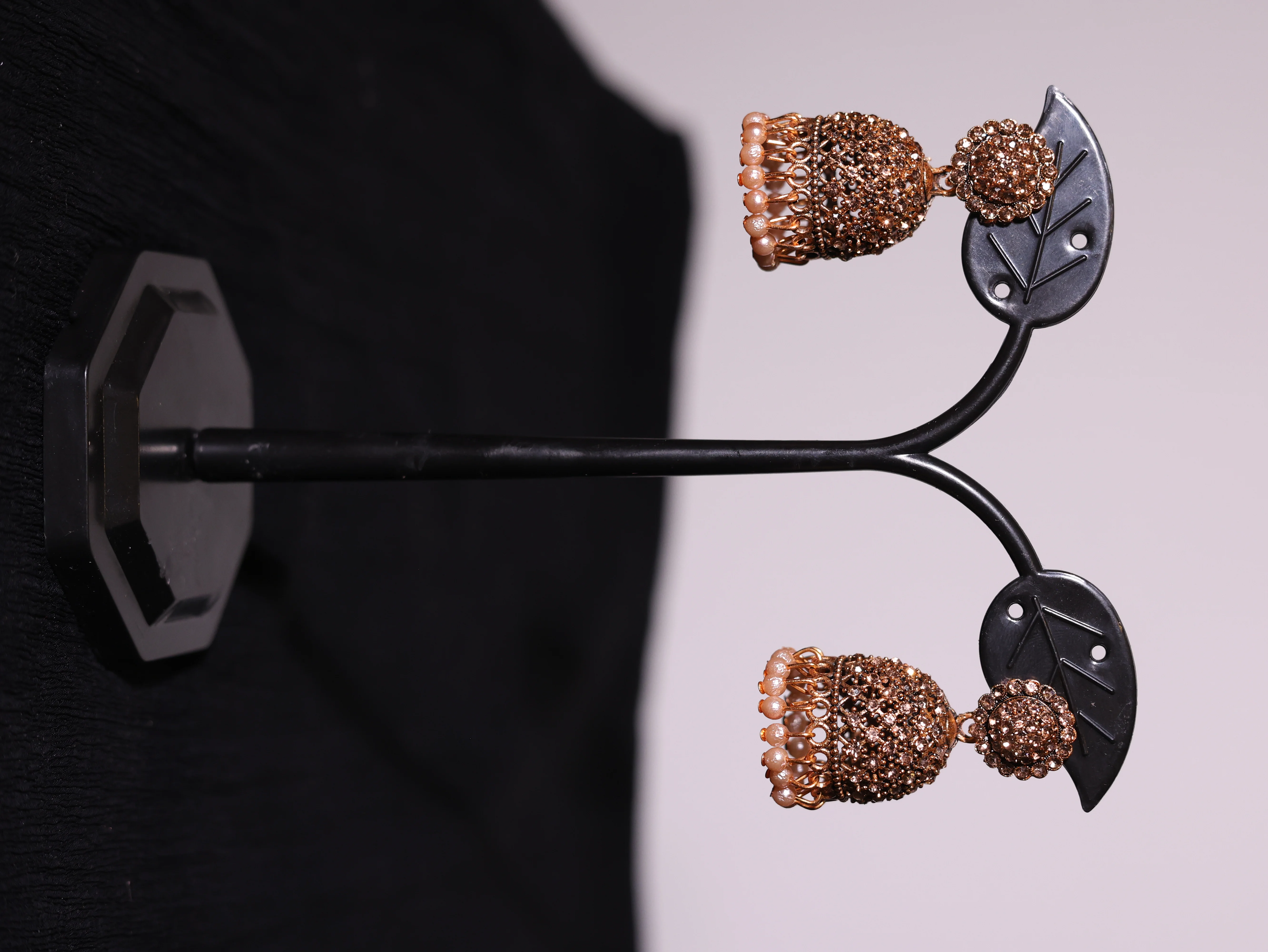 Royal Pearl Jhumka Earrings